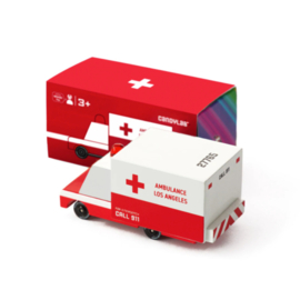 Candylab Toys Houten Auto - Ambulance Van