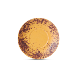 HKliving® - Ceramic 70's Saucers - Set of 4 - Ocean (KST0064)