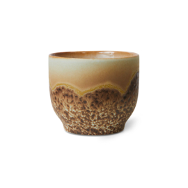 HKliving® - Ceramic 70's Café Cup - Shell (KST0002)