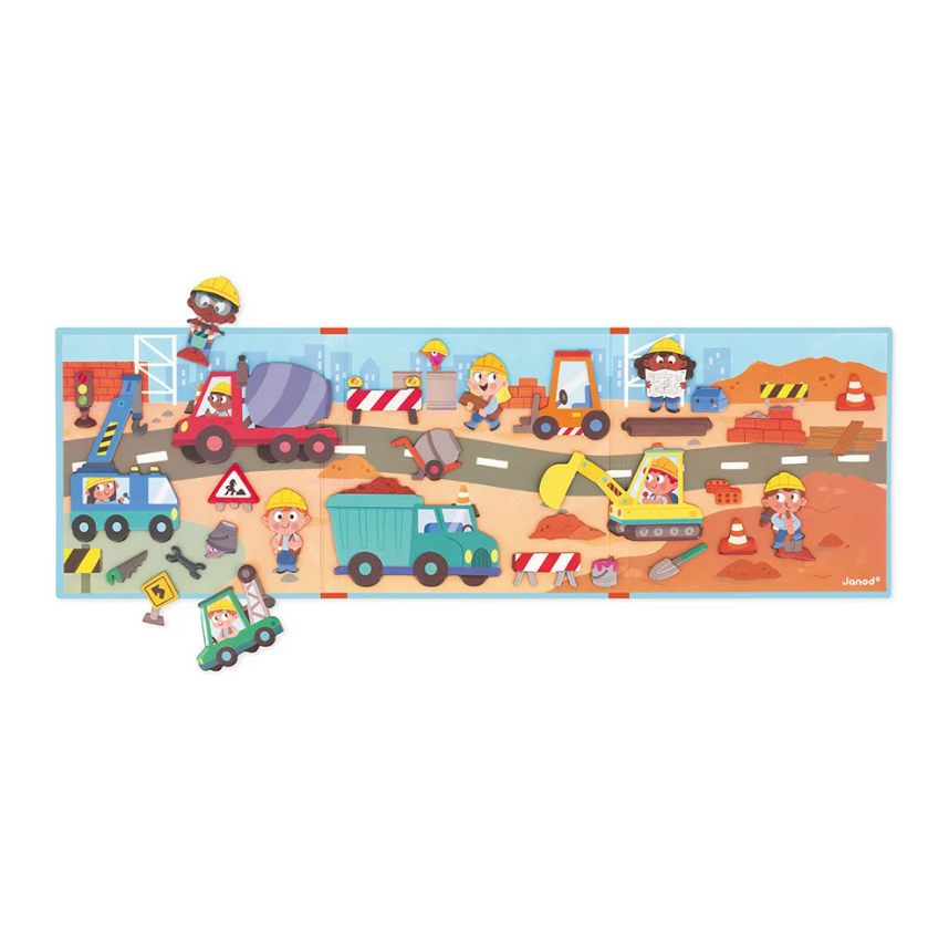 Janod - Magneti'stories Bouwplaats