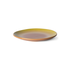 HKliving® - Ceramic 70's Dessert Plates - Eclipse - Set of 2 (ACE7070)