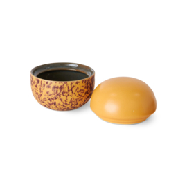 HKliving® - Ceramic 70's Sugar Pot - Bay (KST0047)