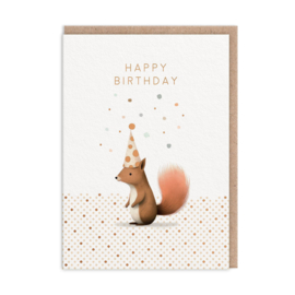 Ohh Deer - Squirrel Happy Birthday