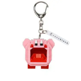 Nanoblock n-fig (keychain) - Kirby Series - Kirby Inhale (NFG-06)