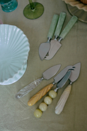 HKliving® - Cheese Knives - Sage - Set of 3 (KCU0019)