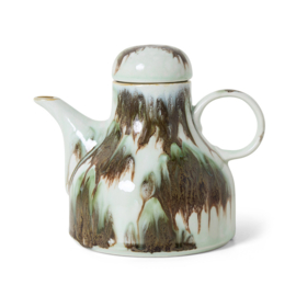 HKliving® - Ceramic 70's Coffee Pot - Tide (KST0191)