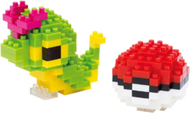 Nanoblock - Pokémon Series - Caterpie & Poké Ball (NBPM-010)