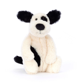 Jellycat - Bashful Rufferty Black & Cream Puppy Little