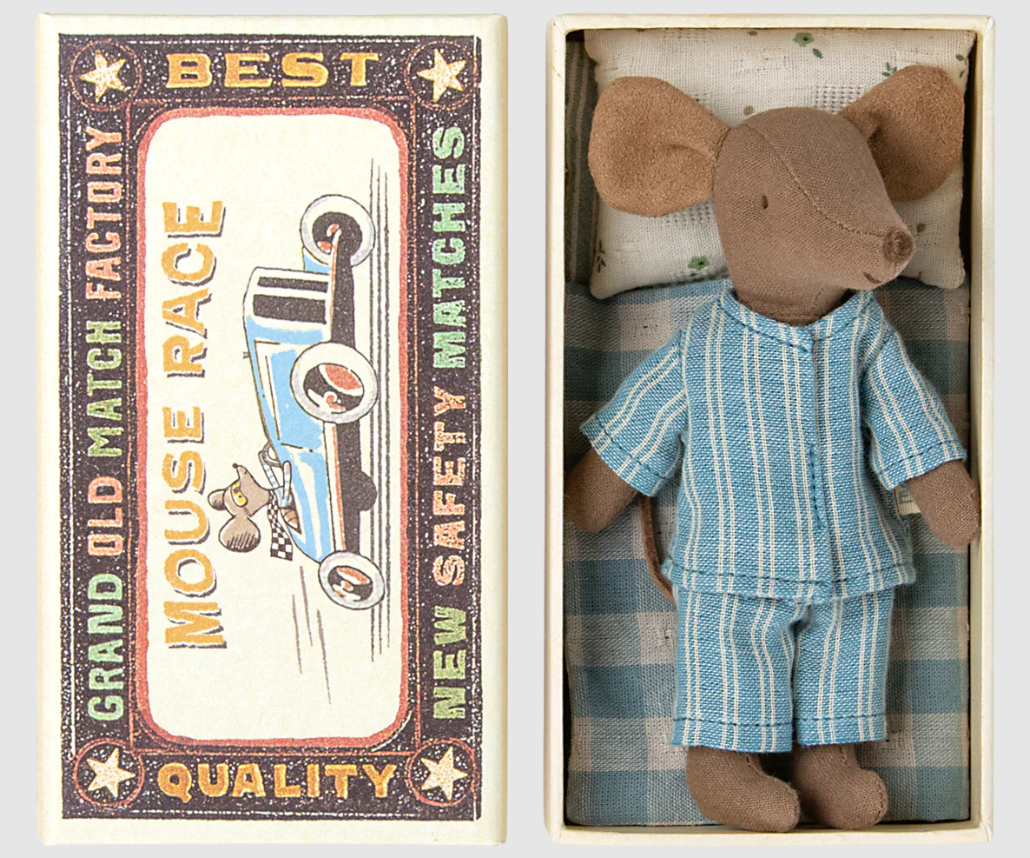 Maileg - Big Brother Mouse in a Matchbox