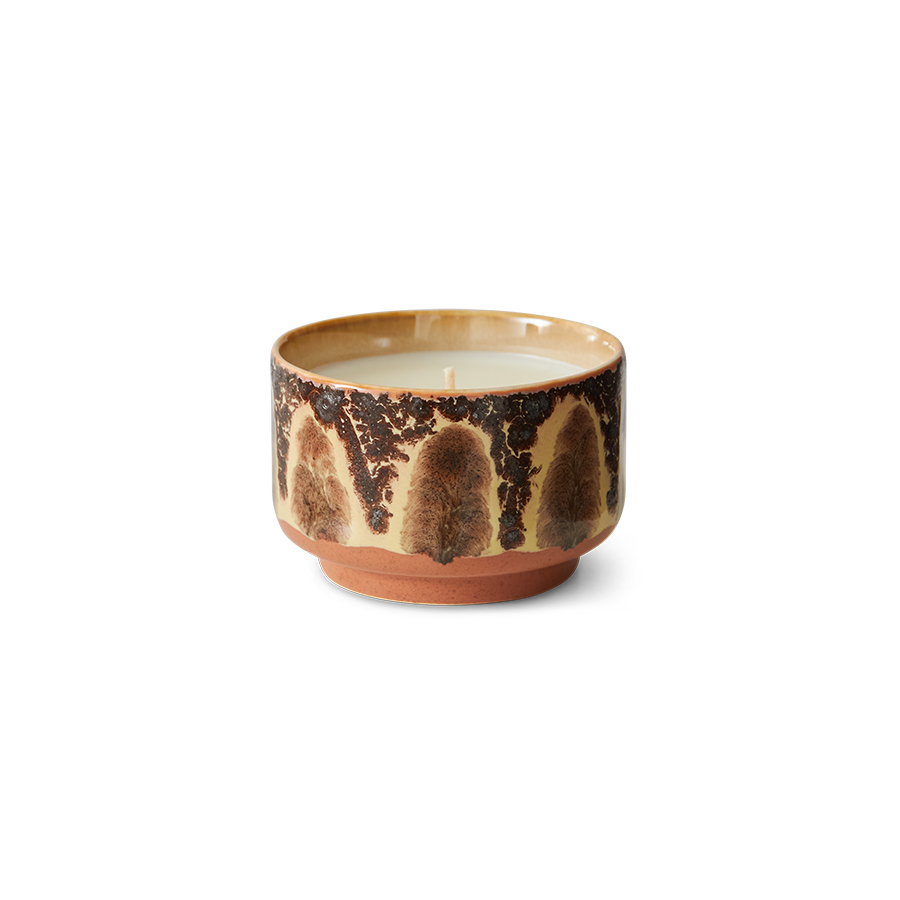 HKliving® - Ceramic 70's Small Scented Candle - Kyoto (ACS0007)
