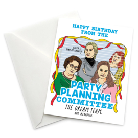 Papersalt - The Office - Greeting Card - Party Committee