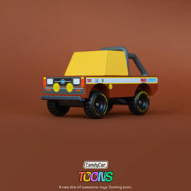 Candylab Toys Houten Auto - Toons - Mud Coyote