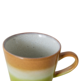 HKliving® - Ceramic 70's Cappuccino Mug - Eclipse (ACE7234)