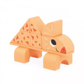 Janod - Cubikosaurus - Dino's om te bouwen