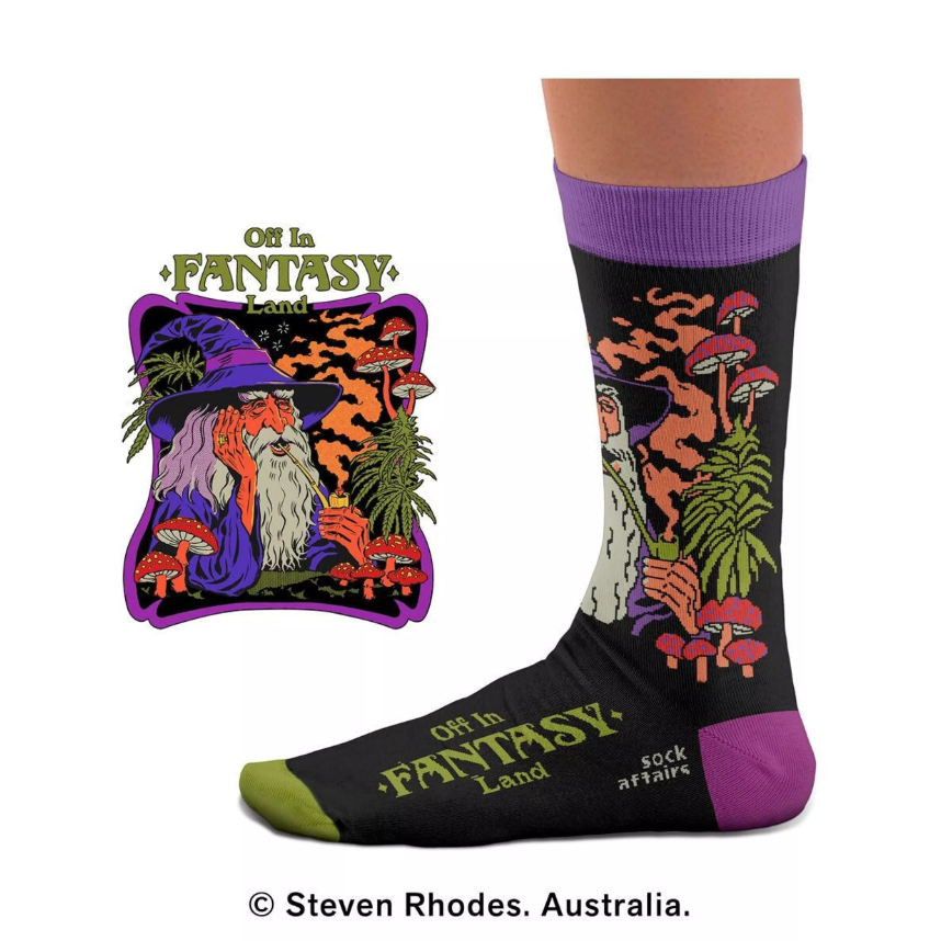 Sock Affairs - Steven Rhodes - Off In Fantasy Land Socks