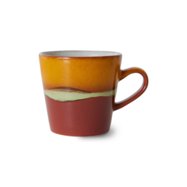 HKliving® - Ceramic 70's Americano Mug - Clay (ACE7229)