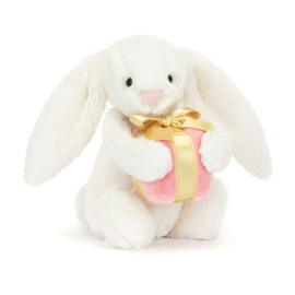 Jellycat - Bashful Bunny with Present