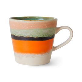 HKliving® - Ceramic 70's Cappuccino Mug - Burst (ACE7237)