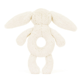 Jellycat - Bashful Cream Bunny Ring Rattle