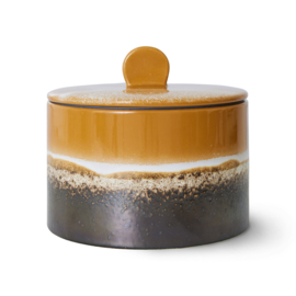 HKliving® - Ceramic 70's Cookie Jar - Fire (ACE7257)