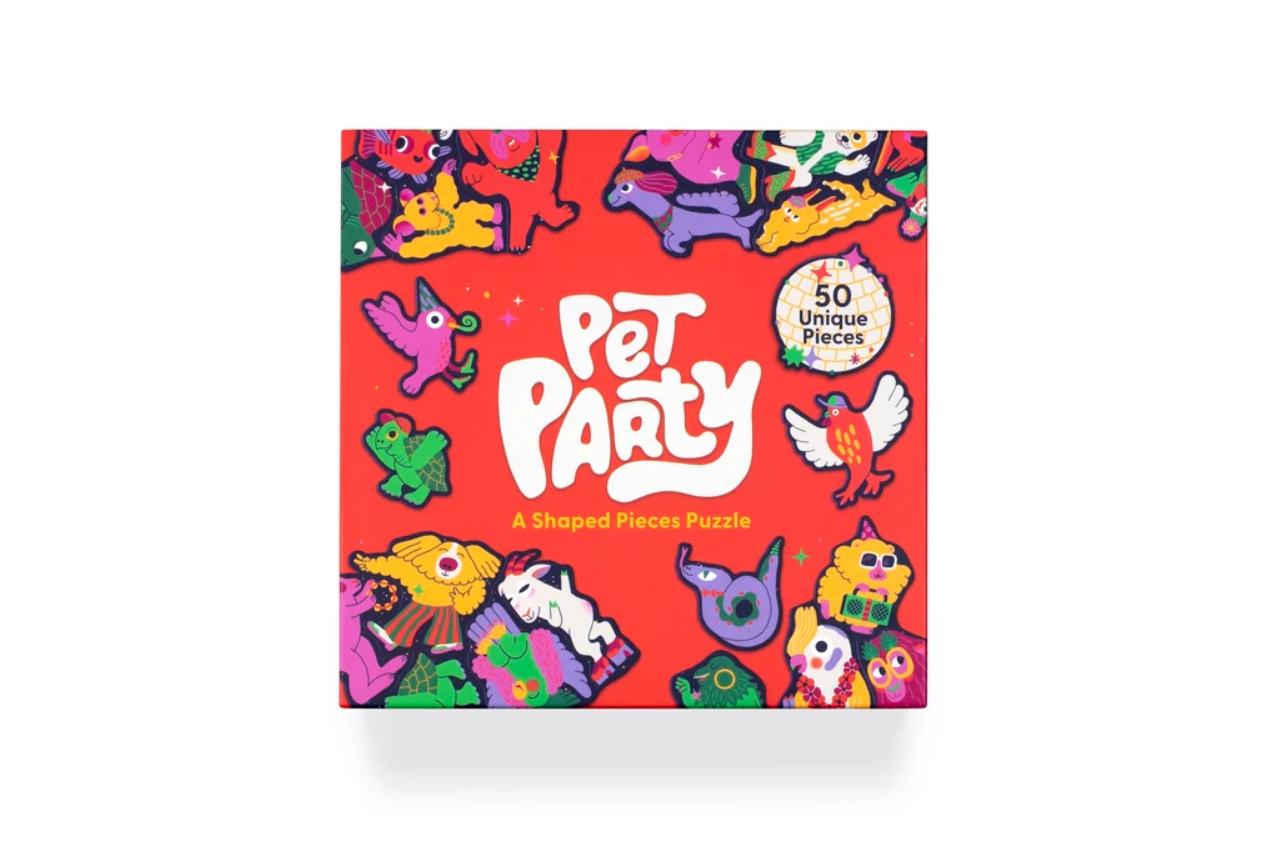 Pet Party - A Shaped Pieces Puzzle