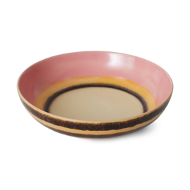 HKliving® - Ceramic 70's Salad Bowl - Serene (KST0041)