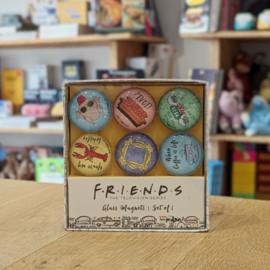 Friends - Glass Magnets - Set of 6