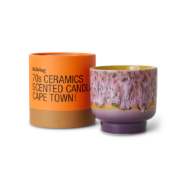 HKliving® - Ceramic 70's Scented Candle - Cape Town (ACS0006)