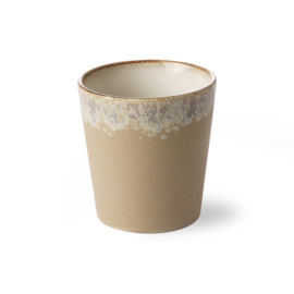 HKliving® - Ceramic 70's Coffee Mug - Bark (ACE6768)