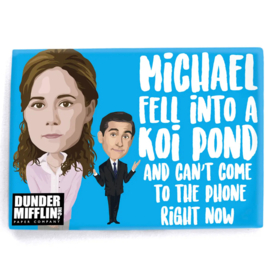 Papersalt - The Office - Pam - Michael Fell Into A Koi Pond (Magnet)