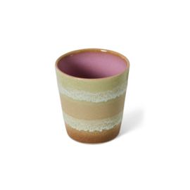 HKliving® - Ceramic 70's Coffee Mug - Umber (KST0120)