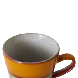 HKliving® - Ceramic 70's Americano Mug - Clay (ACE7229)