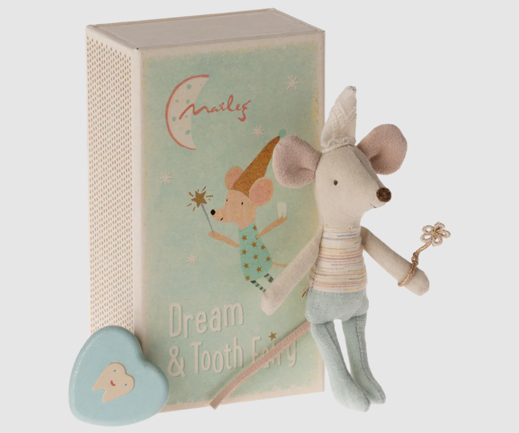 Maileg - Tooth Fairy Mouse - Little Brother in a Matchbox