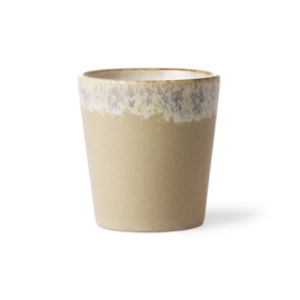 HKliving® - Ceramic 70's Coffee Mug - Bark (ACE6768)