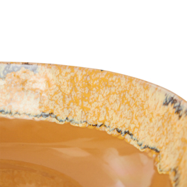 HKliving® - Ceramic 70's Salad Bowl - Sunflower (KST0042)