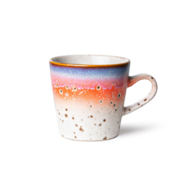 HKliving® - Ceramic 70's Americano Mug - Asteroids (ACE7046)