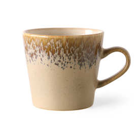 HKliving® - Ceramic 70's Cappuccino Mug - Bark (ACE7050)