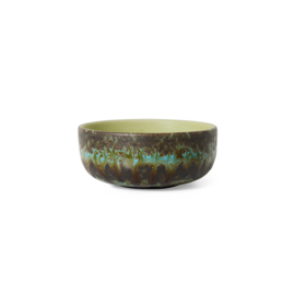 HKliving® - Ceramic 70's Tapas Bowl - Tidal (KST0090)