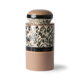 HKliving® - Ceramic 70's Storage Jar - Tropical (ACE6965)