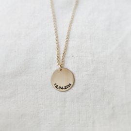 Ketting datum | 15 mm | GOUD - GOLD FILLED