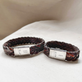 Armband met naam | Flint | Glans | RVS