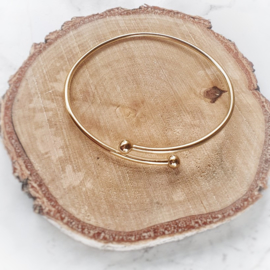 Gouden armband | Dames | Gouden bangle