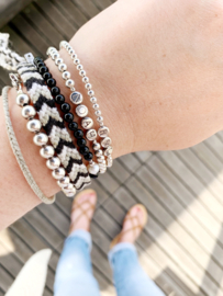 LOVY armband met naam | Lovely letters 3 MM