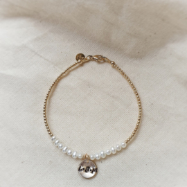 Armband dames | Sophie | Goud | Met naam