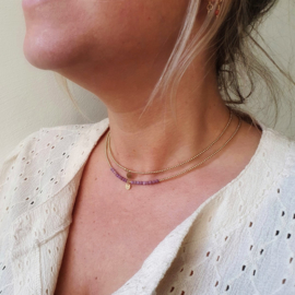 Ketting met initiaal goud | Lieve