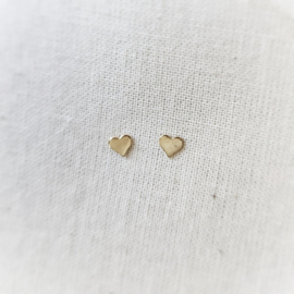 Oorbel hart 3,5 mm |  Paar | Gold filled