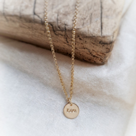 Moederdag naamketting goud | 10 mm