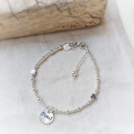 Armband met naam | Fiona | Zilver