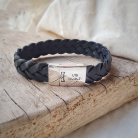 Armband heren | Bob | Glans | RVS