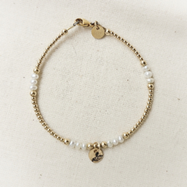 Armband met letter | Kylie | GOUD - GOLD FILLED